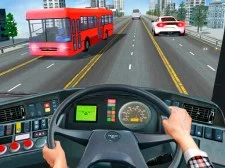 Chauffeur de bus interurbain 3D